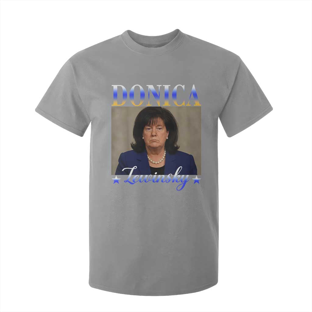Donica Lewinsky Meme T Shirt For Kid Viral Trump Parody Scandal Internet Humor TS02 Sport Gray Print Your Wear
