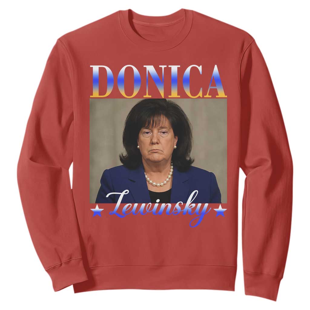 Donica Lewinsky Meme Sweatshirt Viral Trump Parody Scandal Internet Humor TS02 Red Print Your Wear