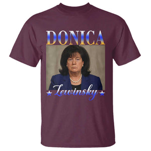 Donica Lewinsky Meme T Shirt Viral Trump Parody Scandal Internet Humor TS02 Maroon Print Your Wear