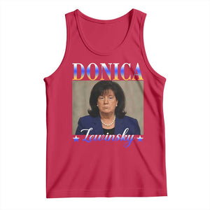 Donica Lewinsky Meme Tank Top Viral Trump Parody Scandal Internet Humor TS02 Red Print Your Wear