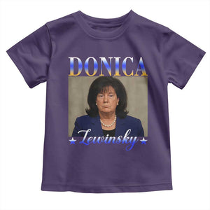 Donica Lewinsky Meme Toddler T Shirt Viral Trump Parody Scandal Internet Humor TS02 Purple Print Your Wear