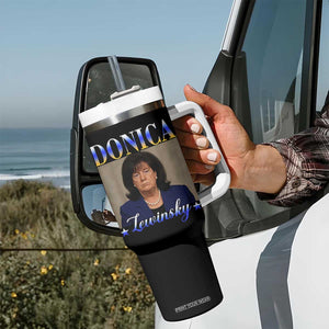 Donica Lewinsky Meme Tumbler With Handle Viral Trump Parody Scandal Internet Humor TS02 Print Your Wear