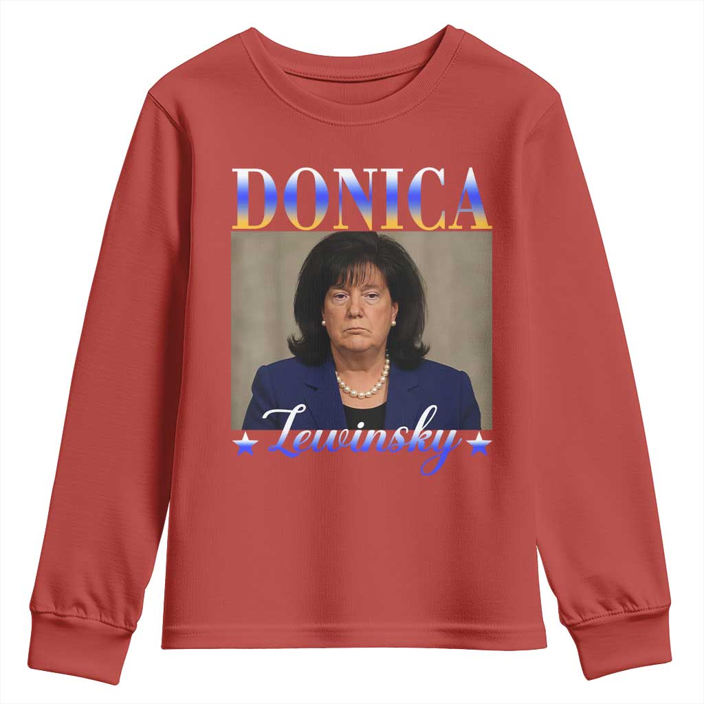 Donica Lewinsky Meme Youth Sweatshirt Viral Trump Parody Scandal Internet Humor TS02 Red Print Your Wear