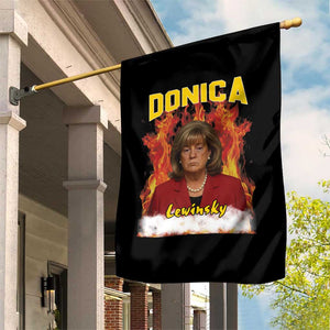 Donica Lewinsky Fire Trump Meme Garden Flag Viral Scandal Parody Political Roast Vibes TS02 Print Your Wear