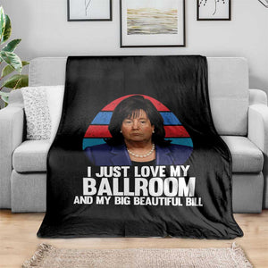 Funny Donica Lewinsky Viral Trump Meme Throw Blanket Retro Big Beautiful Bill Political Roast Humor TS02 Print Your Wear