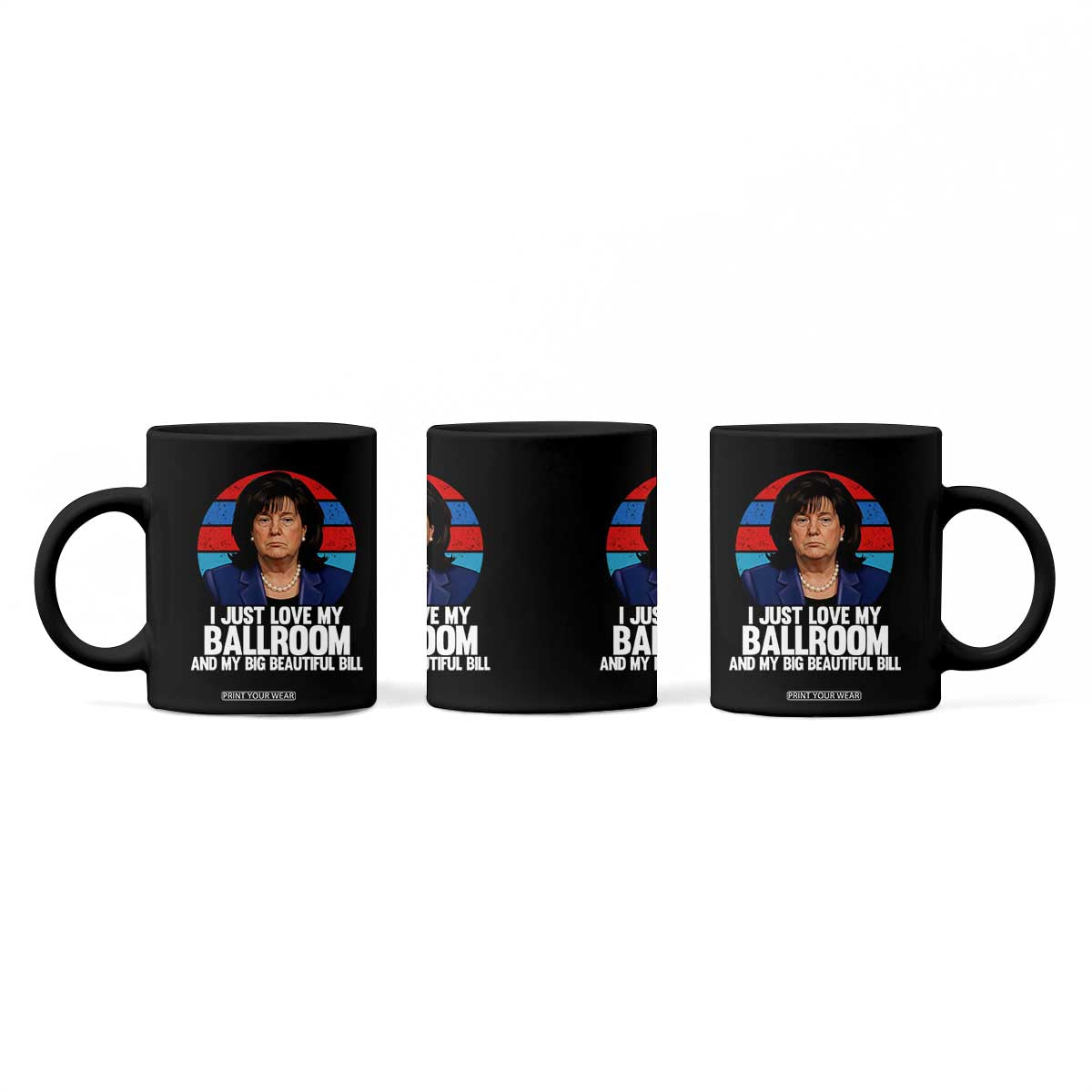 Funny Donica Lewinsky Viral Trump Meme Coffee Mug Retro Big Beautiful Bill Political Roast Humor TS02 Print Your Wear