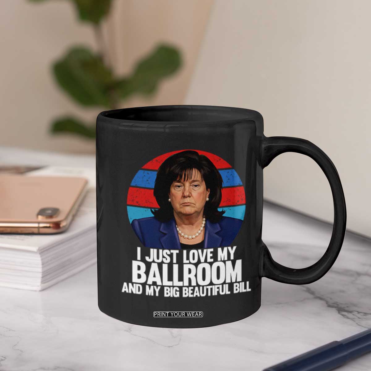 Funny Donica Lewinsky Viral Trump Meme Coffee Mug Retro Big Beautiful Bill Political Roast Humor TS02 Print Your Wear