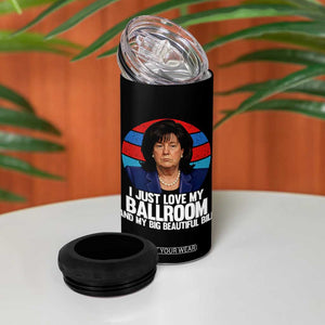 Funny Donica Lewinsky Viral Trump Meme 4 in 1 Can Cooler Tumbler Retro Big Beautiful Bill Political Roast Humor TS02 Print Your Wear