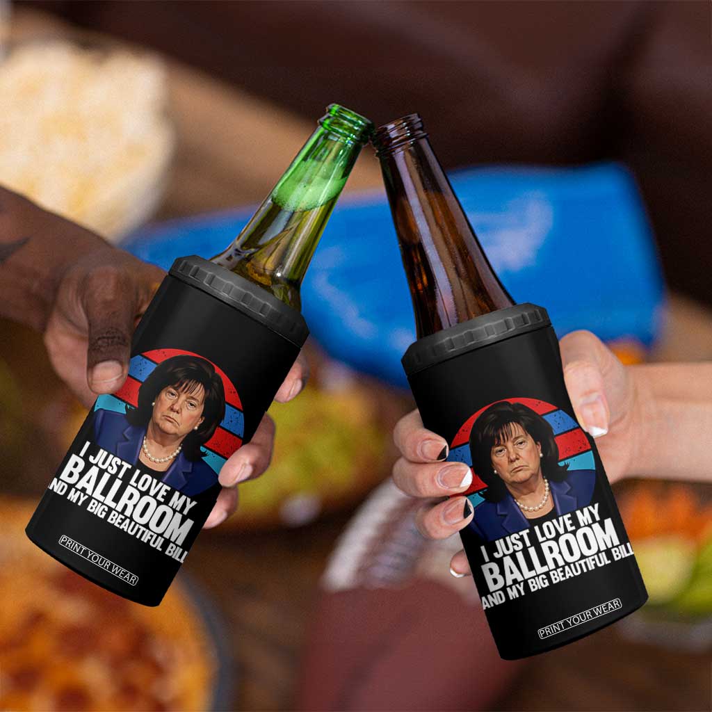 Funny Donica Lewinsky Viral Trump Meme 4 in 1 Can Cooler Tumbler Retro Big Beautiful Bill Political Roast Humor TS02 Print Your Wear