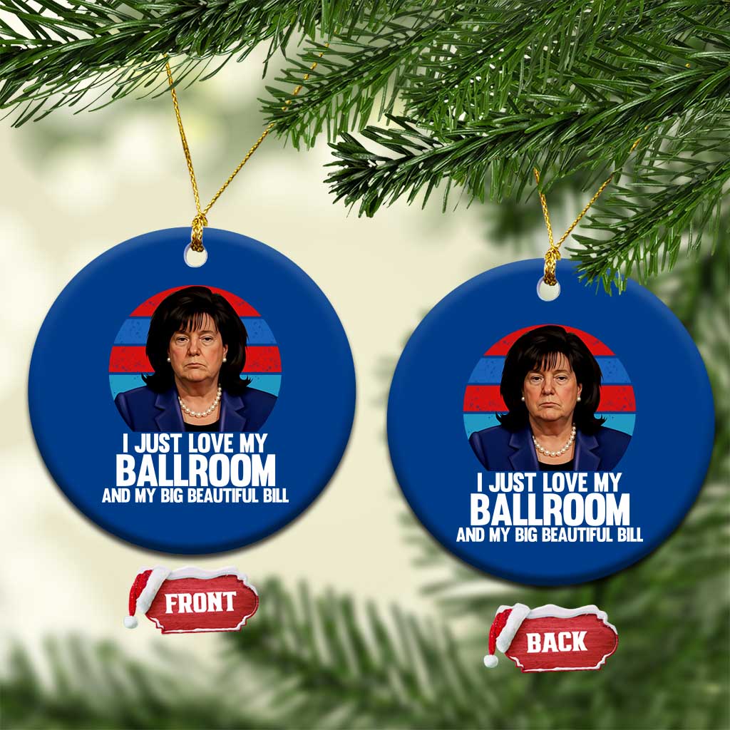 Funny Donica Lewinsky Viral Trump Meme Ceramic Ornament Retro Big Beautiful Bill Political Roast Humor TS02 1pc Blue Print Your Wear