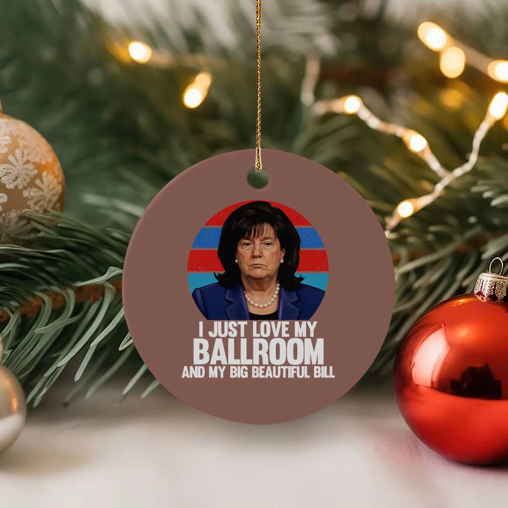 Funny Donica Lewinsky Viral Trump Meme Ceramic Ornament Retro Big Beautiful Bill Political Roast Humor TS02 1pc Mocha Print Your Wear