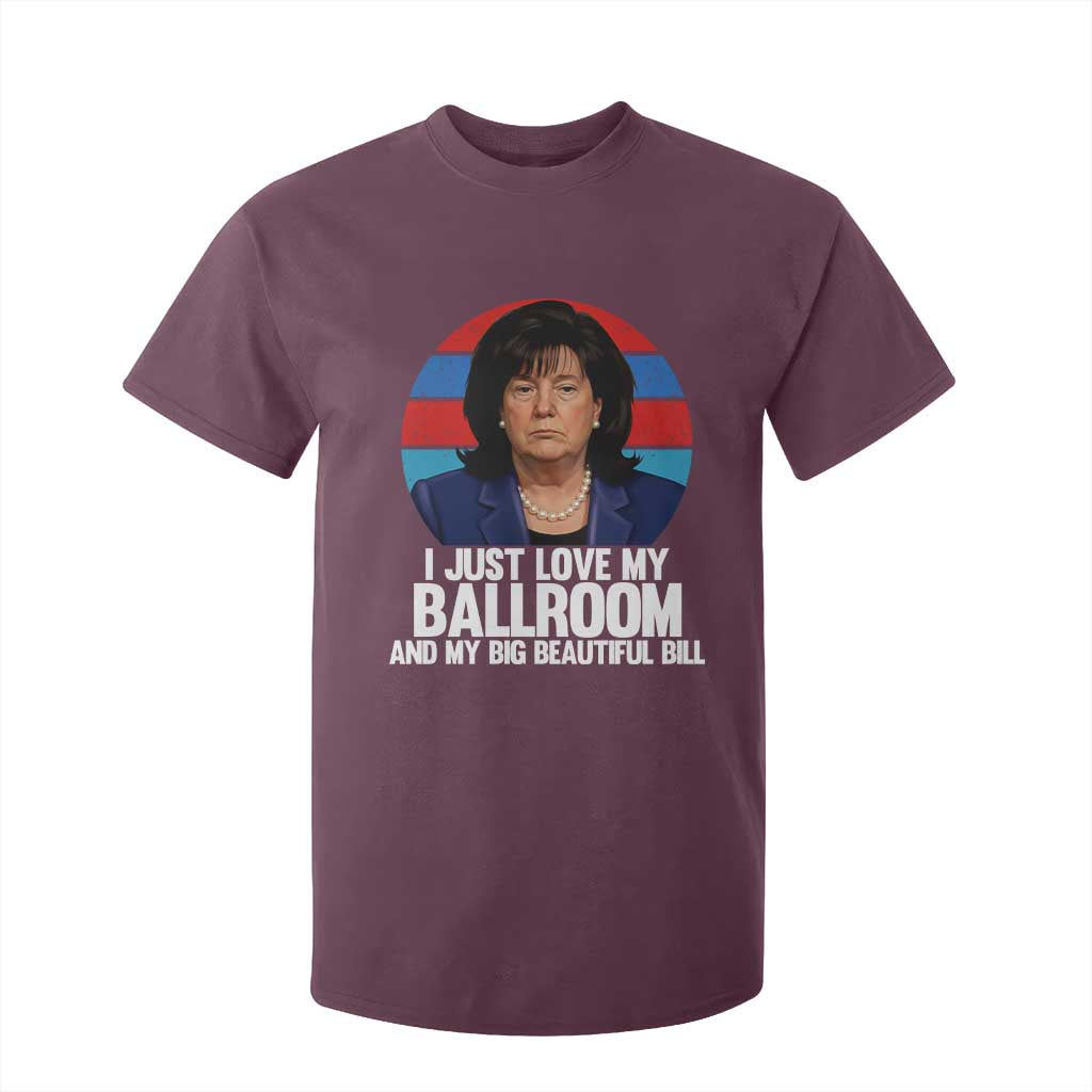 Funny Donica Lewinsky Viral Trump Meme T Shirt For Kid Retro Big Beautiful Bill Political Roast Humor TS02 Maroon Print Your Wear