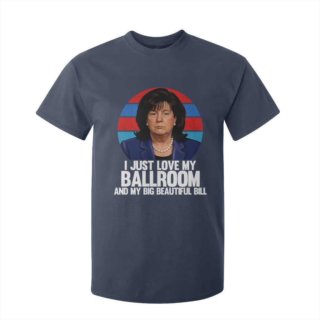 Funny Donica Lewinsky Viral Trump Meme T Shirt For Kid Retro Big Beautiful Bill Political Roast Humor TS02 Navy Print Your Wear