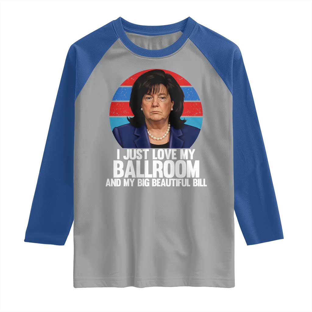 Funny Donica Lewinsky Viral Trump Meme Raglan Shirt Retro Big Beautiful Bill Political Roast Humor TS02 Sport Gray Royal Print Your Wear
