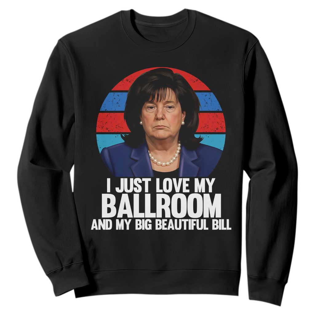 Funny Donica Lewinsky Viral Trump Meme Sweatshirt Retro Big Beautiful Bill Political Roast Humor TS02 Black Print Your Wear