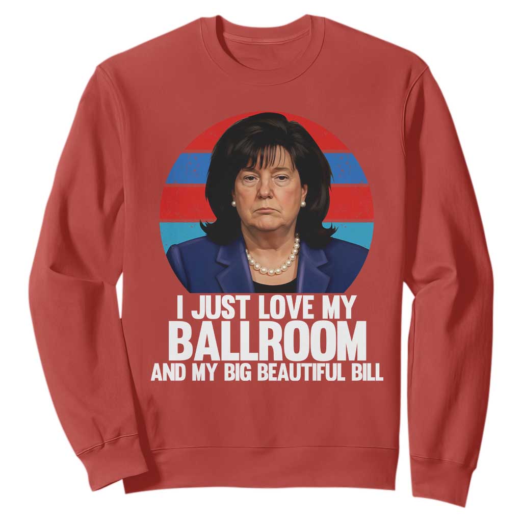 Funny Donica Lewinsky Viral Trump Meme Sweatshirt Retro Big Beautiful Bill Political Roast Humor TS02 Red Print Your Wear