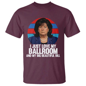 Funny Donica Lewinsky Viral Trump Meme T Shirt Retro Big Beautiful Bill Political Roast Humor TS02 Maroon Print Your Wear