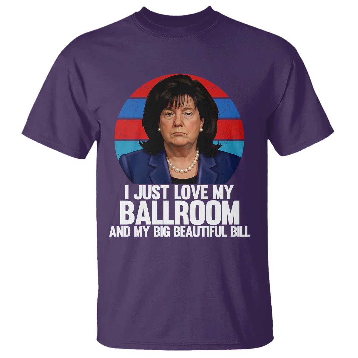 Funny Donica Lewinsky Viral Trump Meme T Shirt Retro Big Beautiful Bill Political Roast Humor TS02 Purple Print Your Wear