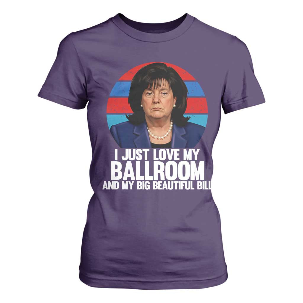 Funny Donica Lewinsky Viral Trump Meme T Shirt For Women Retro Big Beautiful Bill Political Roast Humor TS02 Purple Print Your Wear