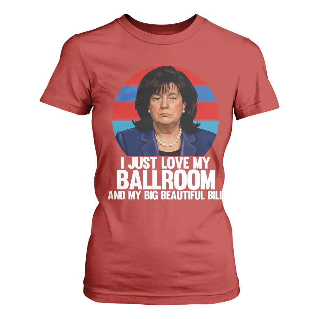 Funny Donica Lewinsky Viral Trump Meme T Shirt For Women Retro Big Beautiful Bill Political Roast Humor TS02 Red Print Your Wear
