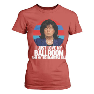 Funny Donica Lewinsky Viral Trump Meme T Shirt For Women Retro Big Beautiful Bill Political Roast Humor TS02 Red Print Your Wear