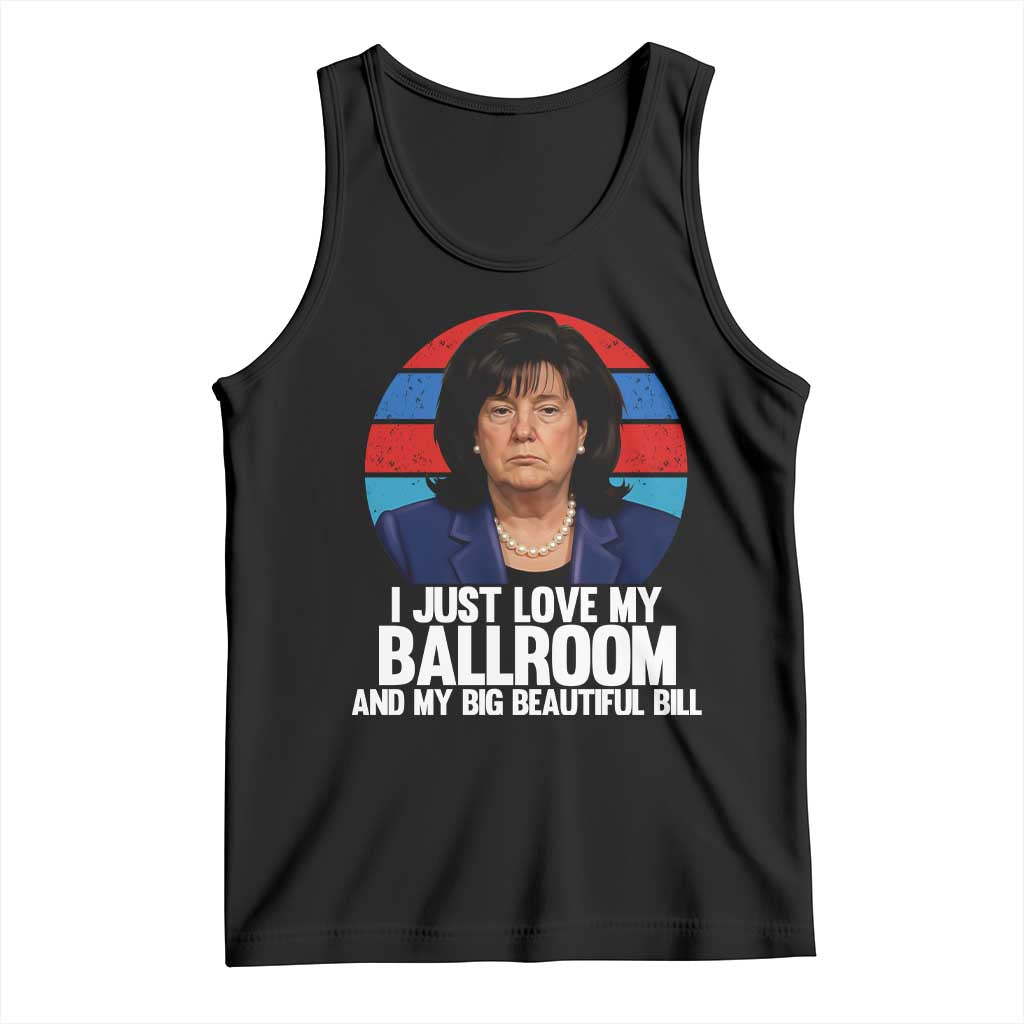 Funny Donica Lewinsky Viral Trump Meme Tank Top Retro Big Beautiful Bill Political Roast Humor TS02 Black Print Your Wear