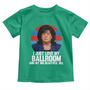 Funny Donica Lewinsky Viral Trump Meme Toddler T Shirt Retro Big Beautiful Bill Political Roast Humor TS02 Irish Green Print Your Wear
