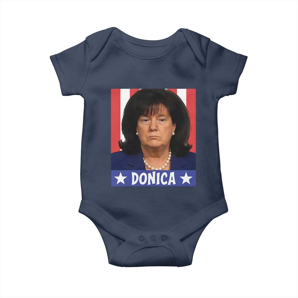 Donica Lewinsky Political Trump Meme Baby Onesie Hilarious Viral Internet Parody TS02 Navy Print Your Wear