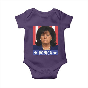 Donica Lewinsky Political Trump Meme Baby Onesie Hilarious Viral Internet Parody TS02 Purple Print Your Wear