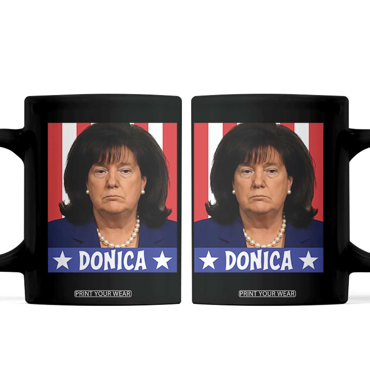 Donica Lewinsky Political Trump Meme Coffee Mug Hilarious Viral Internet Parody TS02 Black Print Your Wear