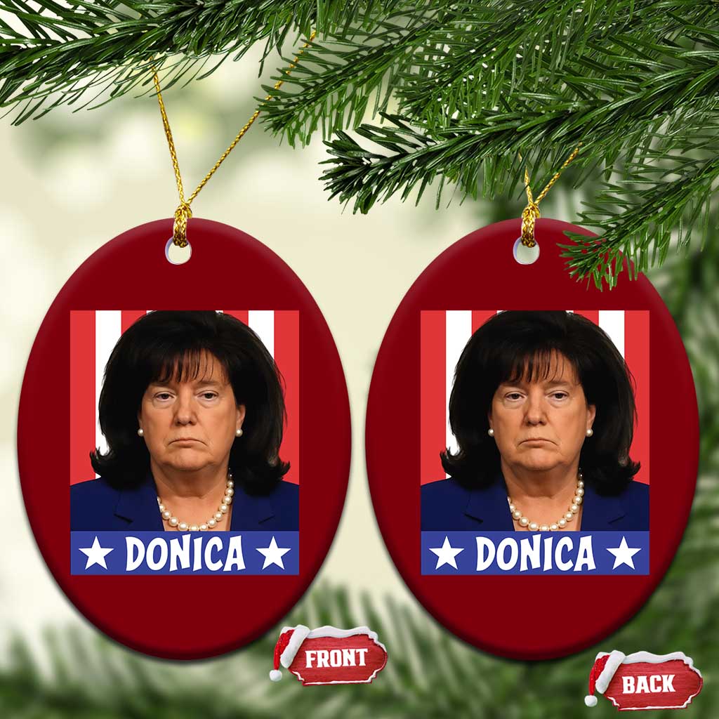 Donica Lewinsky Political Trump Meme Ceramic Ornament Hilarious Viral Internet Parody TS02 Print Your Wear