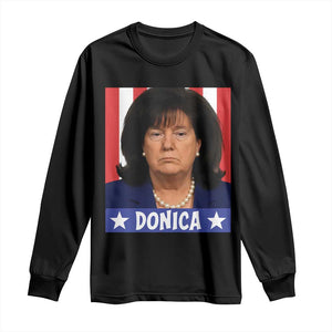 Donica Lewinsky Political Trump Meme Long Sleeve Shirt Hilarious Viral Internet Parody TS02 Black Print Your Wear