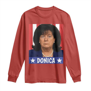 Donica Lewinsky Political Trump Meme Long Sleeve Shirt Hilarious Viral Internet Parody TS02 Red Print Your Wear