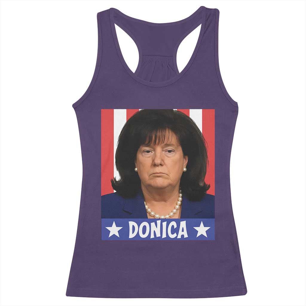 Donica Lewinsky Political Trump Meme Racerback Tank Top Hilarious Viral Internet Parody TS02 Purple Print Your Wear