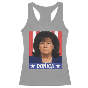 Donica Lewinsky Political Trump Meme Racerback Tank Top Hilarious Viral Internet Parody TS02 Sport Gray Print Your Wear