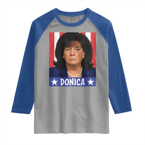 Donica Lewinsky Political Trump Meme Raglan Shirt Hilarious Viral Internet Parody TS02 Sport Gray Royal Print Your Wear