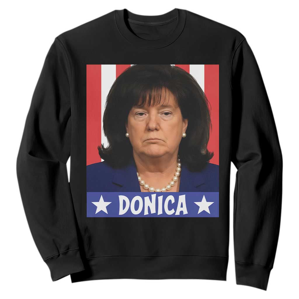 Donica Lewinsky Political Trump Meme Sweatshirt Hilarious Viral Internet Parody TS02 Black Print Your Wear