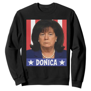 Donica Lewinsky Political Trump Meme Sweatshirt Hilarious Viral Internet Parody TS02 Black Print Your Wear