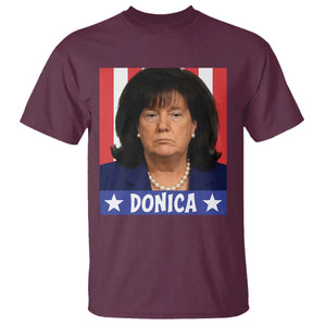 Donica Lewinsky Political Trump Meme T Shirt Hilarious Viral Internet Parody TS02 Maroon Print Your Wear