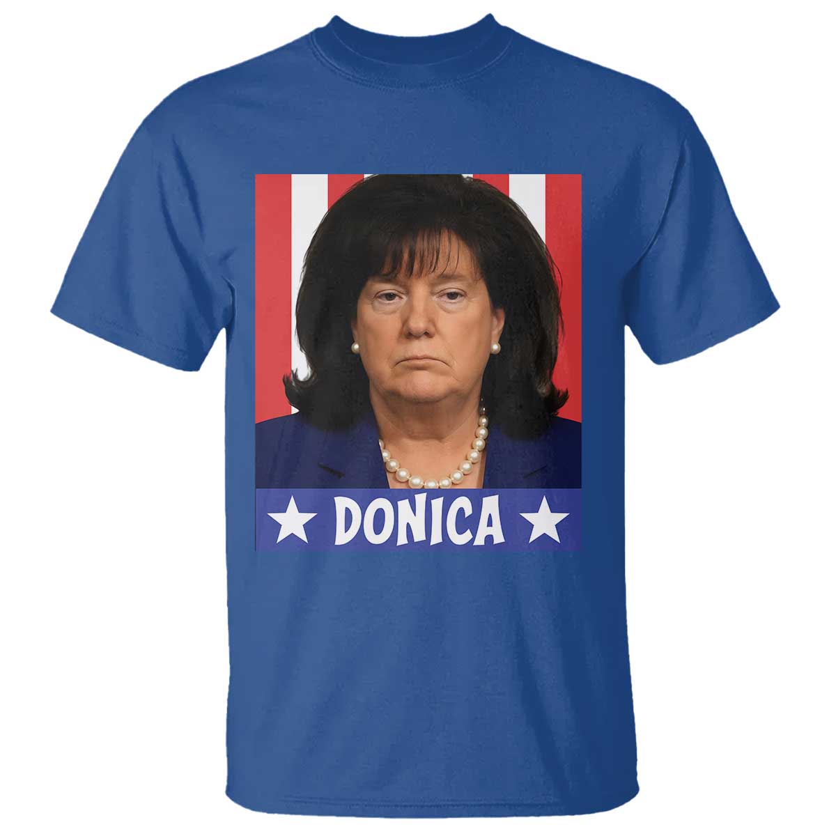 Donica Lewinsky Political Trump Meme T Shirt Hilarious Viral Internet Parody TS02 Royal Blue Print Your Wear