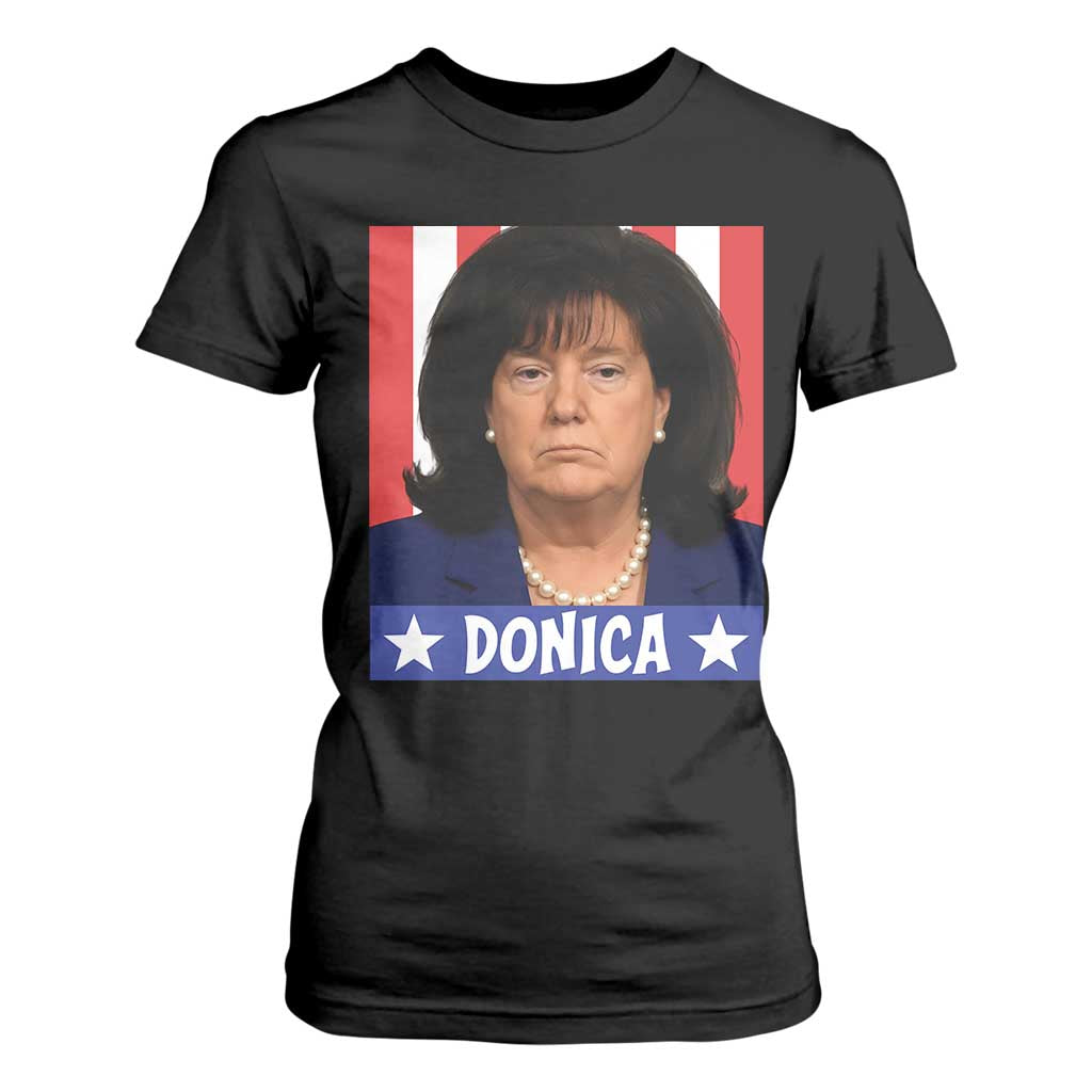 Donica Lewinsky Political Trump Meme T Shirt For Women Hilarious Viral Internet Parody TS02 Black Print Your Wear