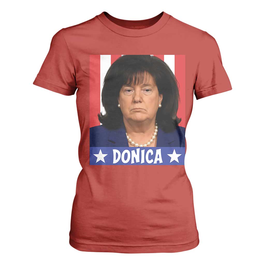 Donica Lewinsky Political Trump Meme T Shirt For Women Hilarious Viral Internet Parody TS02 Red Print Your Wear