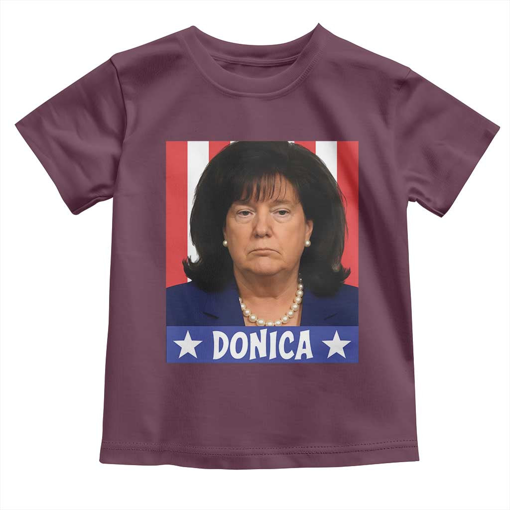 Donica Lewinsky Political Trump Meme Toddler T Shirt Hilarious Viral Internet Parody TS02 Maroon Print Your Wear