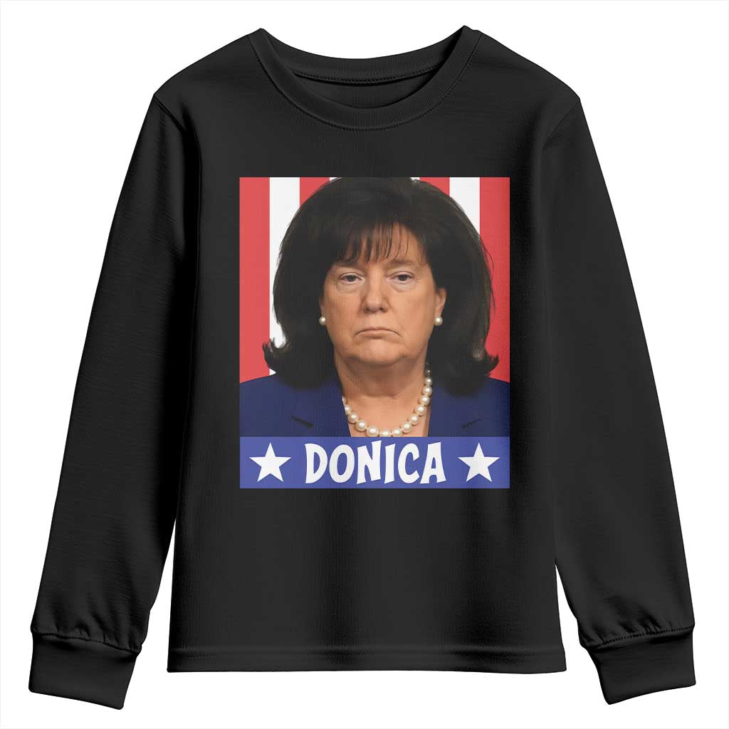 Donica Lewinsky Political Trump Meme Youth Sweatshirt Hilarious Viral Internet Parody TS02 Black Print Your Wear