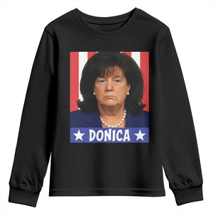 Donica Lewinsky Political Trump Meme Youth Sweatshirt Hilarious Viral Internet Parody TS02 Black Print Your Wear