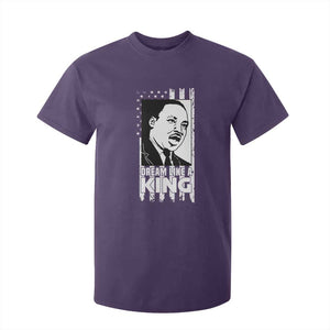 Martin Luther King MLK T Shirt For Kid Dream Like A King Black History American Flag TS02 Purple Print Your Wear