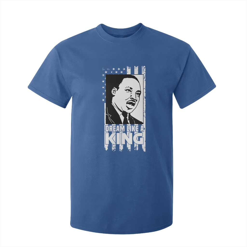 Martin Luther King MLK T Shirt For Kid Dream Like A King Black History American Flag TS02 Royal Blue Print Your Wear