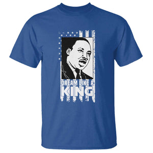 Martin Luther King MLK T Shirt Dream Like A King Black History American Flag TS02 Royal Blue Print Your Wear