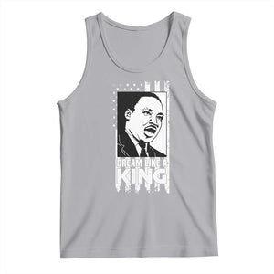 Martin Luther King MLK Tank Top Dream Like A King Black History American Flag TS02 Athletic Heather Print Your Wear