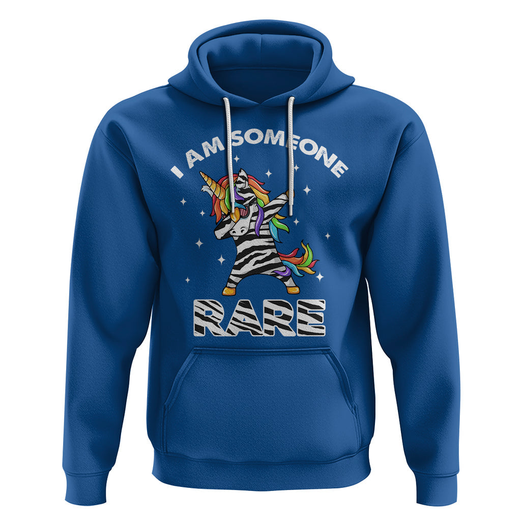 Rare Disease Day Shirts Hoodie I Am Someone Rare Rainbow Zebra Unicorn Rare Disease Awareness TS02 Royal Blue Printyourwear